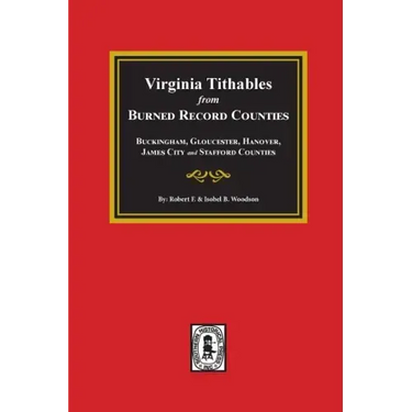 Burned Record Counties, Virginia Tithables From.