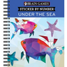Brain Games - Sticker by Number: Under the Sea - 2 Books in 1 (42 Images to Sticker)