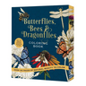 Butterflies, Bees & Dragonflies Coloring Book: Over 150 Pages of Natural Beauty to Color with Beautiful Sprayed Edges - Over 150 Pages of Beautiful Bo