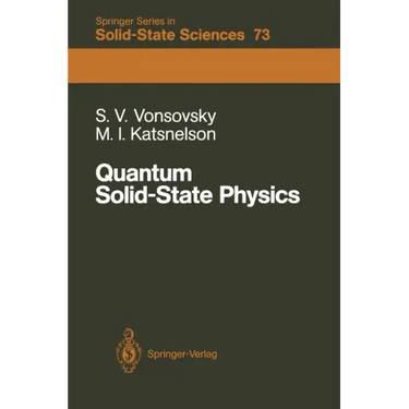 Quantum Solid-State Physics