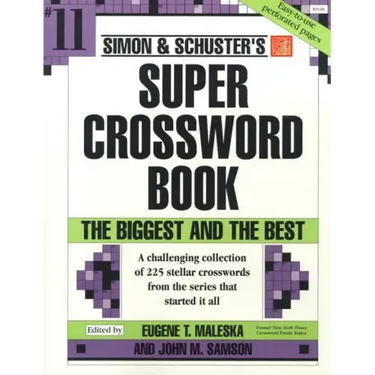 Simon & Schuster Super Crossword Puzzle Book #11