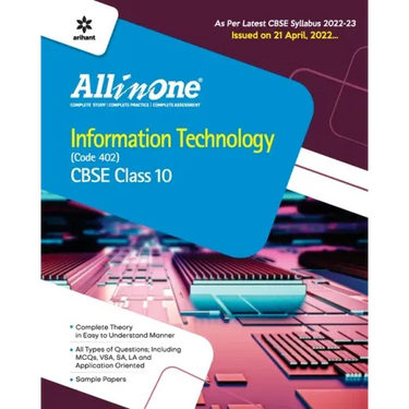 CBSE All In One Information Technology (Code 402) Class 11 2022-23 Edition (As per latest CBSE Syllabus issued on 21 April 2022)