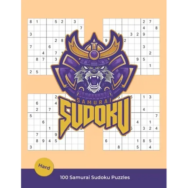 Samurai Sudoku Puzzles: Samurai Sudoku Puzzle Book - 100 Hard Puzzles