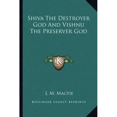 Shiva the Destroyer God and Vishnu the Preserver God
