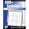 +500 Sudoku: Easy to Extreme Puzzles for Adults