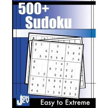 +500 Sudoku: Easy to Extreme Puzzles for Adults