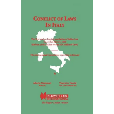 Conflicts Of Laws In Italy