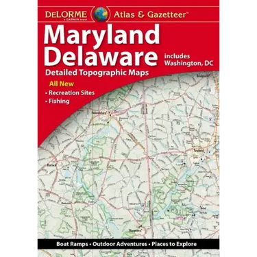 Delorme Atlas & Gazetteer: Maryland & Delaware