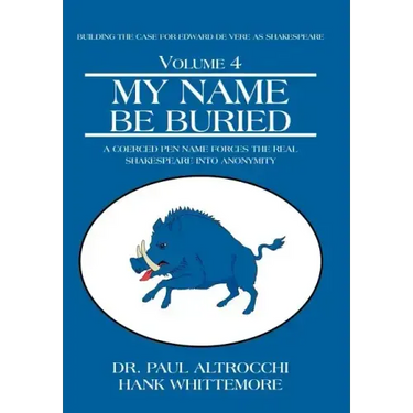My Name Be Buried: A Coerced Pen Name Forces the Real Shakespeare into Anonymity