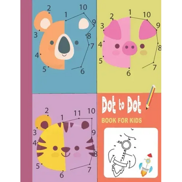 Dot To Dot Book For Kids: 83 Fun Connect The Dots Books for Kids Ages 3-8: Filled With Cute Animals, dinosaurs and much more!