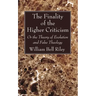 The Finality of the Higher Criticism