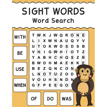 Sight Words Word Search: Practices Thinking Skills and Spelling with High Frequency Words More Than 900 up