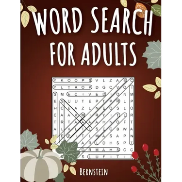 Word Search for Adults: 200 Word Search Puzzles for Adults with Solutions - Large Print - Thanksgiving Edition