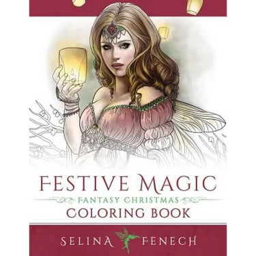 Festive Magic - Fantasy Christmas Coloring Book