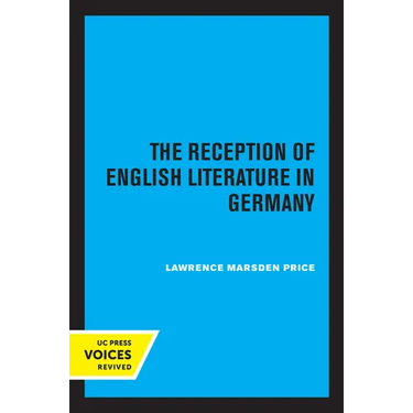 The Reception of English Literature in Germany
