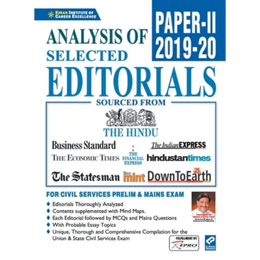 Analysis of Selected Editorials Paper-2 (2019-2020)