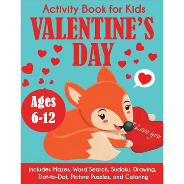 Valentine's Day Activity Book for Kids