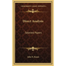 Direct Analysis: Selected Papers
