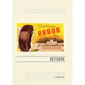 Vintage Lined Notebook Greetings from Akron