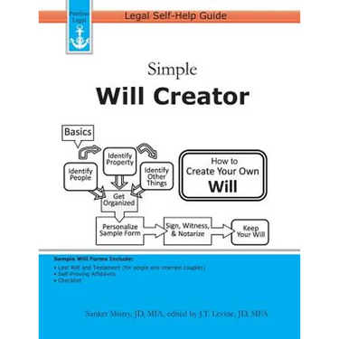 Simple Will Creator: Legal Self-Help Guide