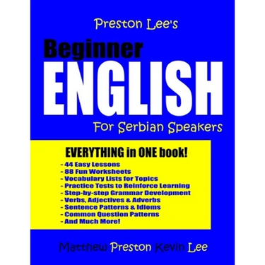 Preston Lee's Beginner English For Serbian Speakers