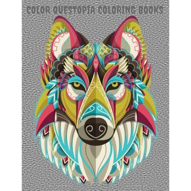 color questopia coloring books: Adult Coloring Book For Stress Relief and Relaxation