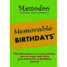 Memodoo Memorable Birthdays
