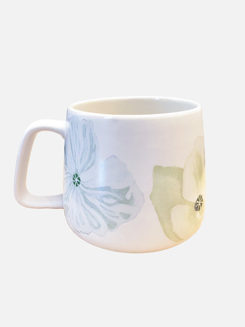 Porcelain Mug:  White Poppies by India & Purry