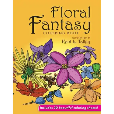 Floral Fantasy Coloring Book