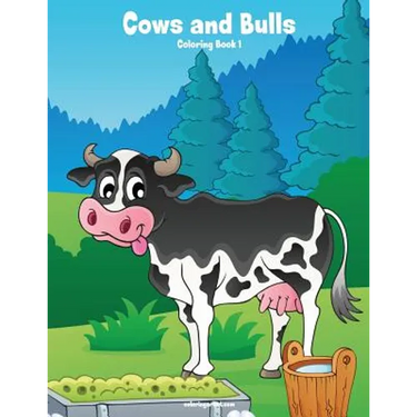Cows and Bulls Coloring Book 1