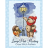 LampPost Meeting Cross Stitch Pattern