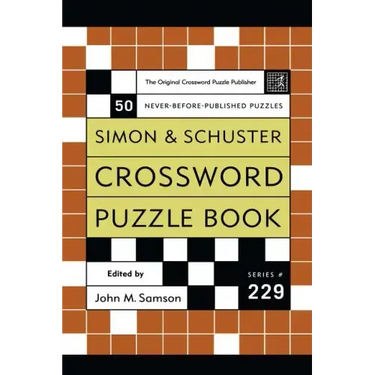 Crossword Puzzle Book: 50 Never-Before Published Puzzles