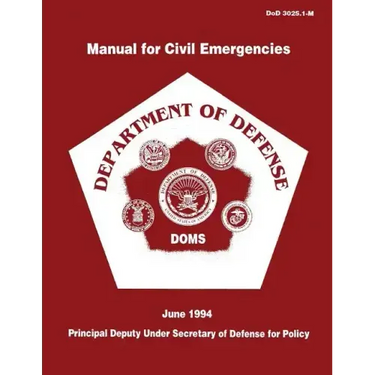 Manual for Civil Emergencies - Department of Defense