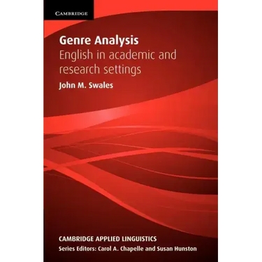 Genre Analysis: English in Academic and Research Settings