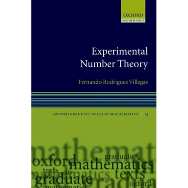Experimental Number Theory