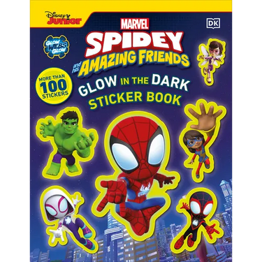Marvel Spidey and His Amazing Friends Glow in the Dark Sticker Book: With More Than 100 Stickers