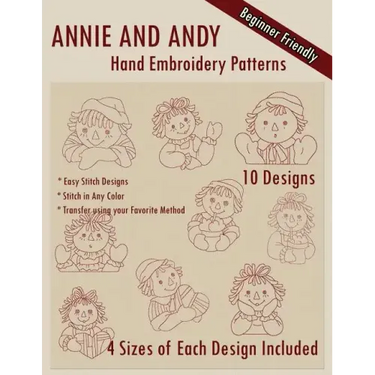 Ann and Andy Hand Embroidery Patterns