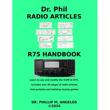 ICOM IC-R75 Handbook and Radio Articles
