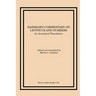 Rashbam's Commentary on Leviticus and Numbers