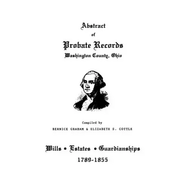 Abstract of Probate Records, Washington County, Ohio