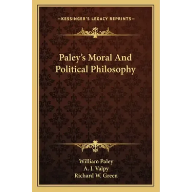 Paley's Moral and Political Philosophy