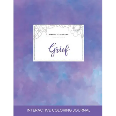 Adult Coloring Journal: Grief (Mandala Illustrations, Purple Mist)