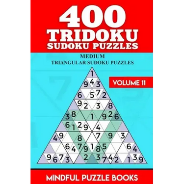 400 Tridoku Sudoku Puzzles: Medium Triangular Sudoku Puzzles