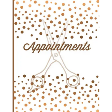Appointments: Hair Salon Appointment Setting Book