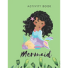 Mermaid Activity Book: Tracing Puzzles - 30 Pages - Paperback - Made In USA - Size 8.5 x 11 for Girls 4-6