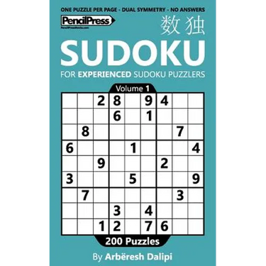 Sudoku Book for Experienced puzzlers, with 200 puzzles, good designed and withou