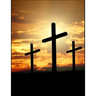 The Cross Christian Inspirational Notebook: 100 Pages 8.5" X 11" Wide Ruled Line Paper