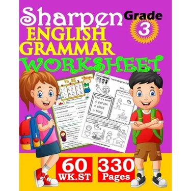 Sharpen English Grammar Worksheets: Grade - 3