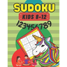 Sudoku: Ages 8-12 - Smart Girls - Brain Game - Improve Memory Critical Thinking Skills - Puzzle For Kids - Unicorn Cover -