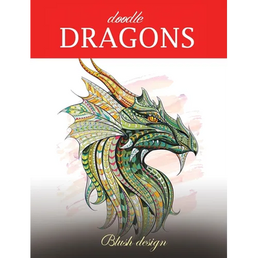 Doodle Dragons: Adult Coloring Book